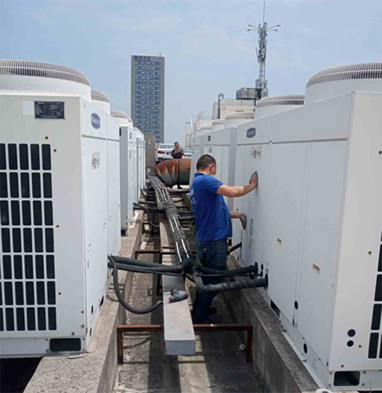 东丽中央空调制热和不制冷系统维修方法